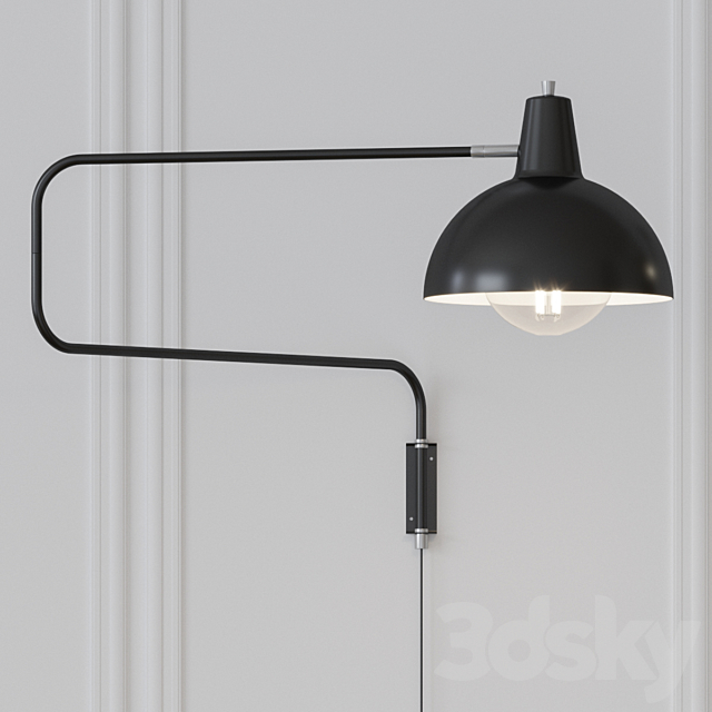 The Elbow – Wall Lamp by ANVIA 3ds Max - thumbnail 1