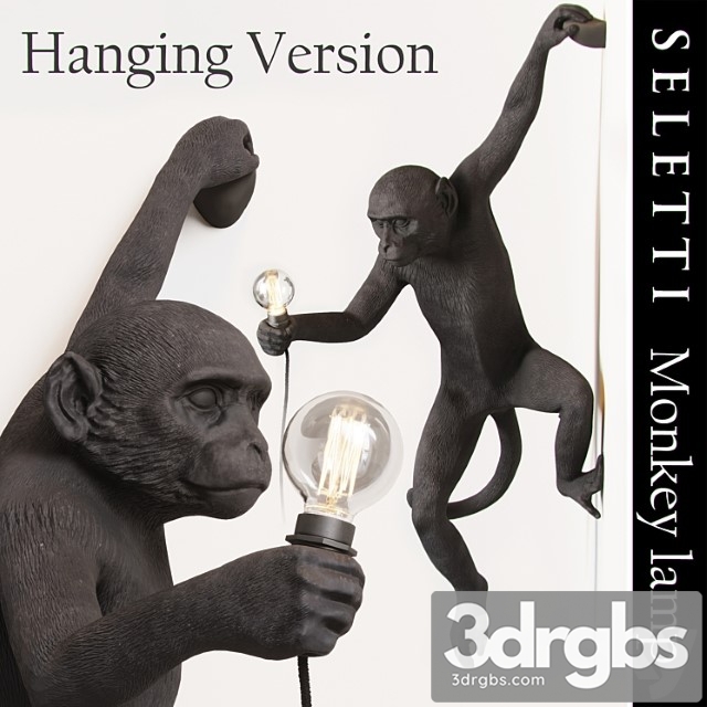 The monkey lamp hanging version 3dsmax Download - thumbnail 1