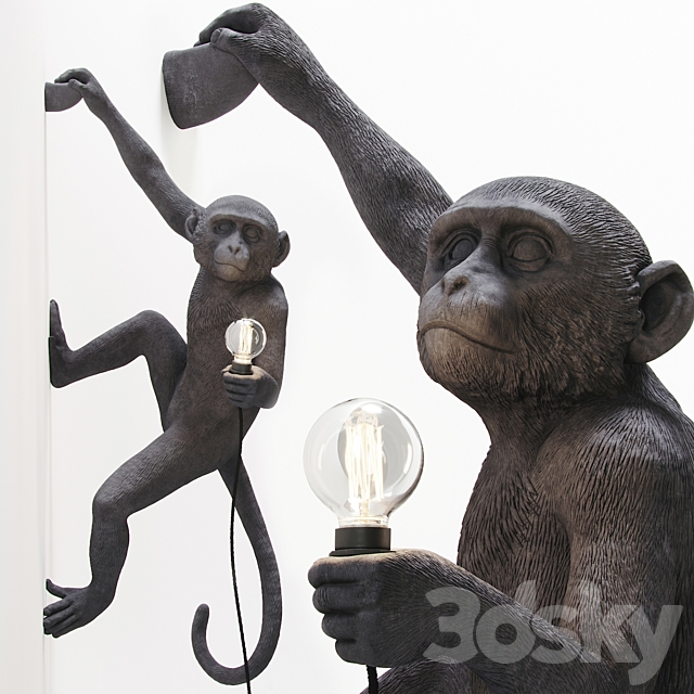 The Monkey Lamp Hanging Version Right 3DS Max Model - thumbnail 1