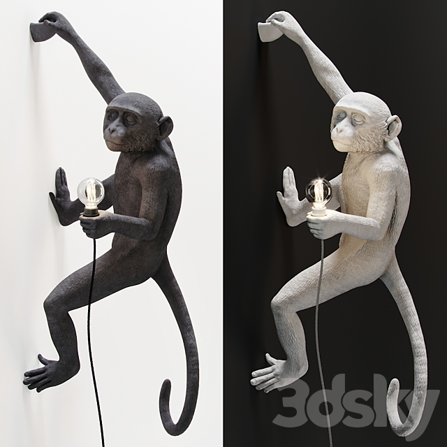 The Monkey Lamp Hanging Version Right 3DS Max Model - thumbnail 2