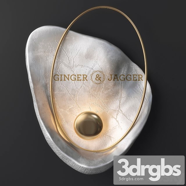 The Pearl Wall Lamp 3dsmax Download - thumbnail 1