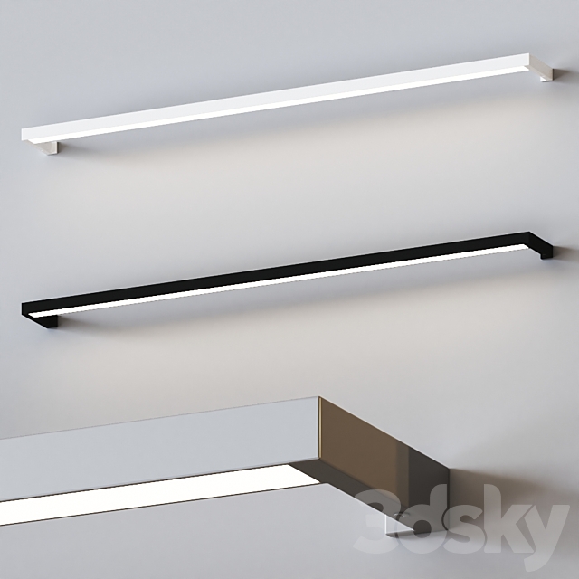 Thin-Line LED Wall Light by Robert Sonneman 3ds Max - thumbnail 1