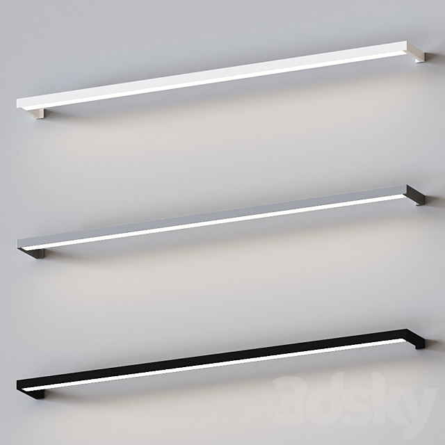 Thin-Line LED Wall Light by Robert Sonneman 3ds Max - thumbnail 2