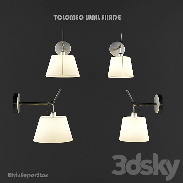 TOLOMEO WALL SHADE 3ds Max - thumbnail 1