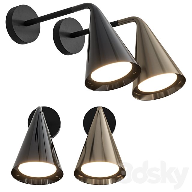 Tooy Gordon Wall Sconce 3ds Max - thumbnail 1