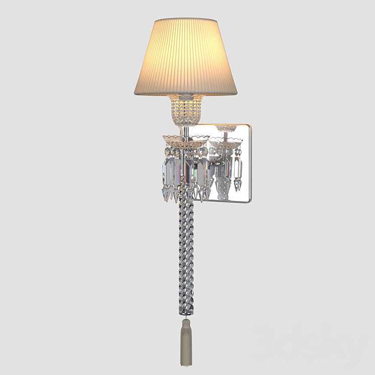 Torch Lamp Abat 3DS Max Model - thumbnail 1