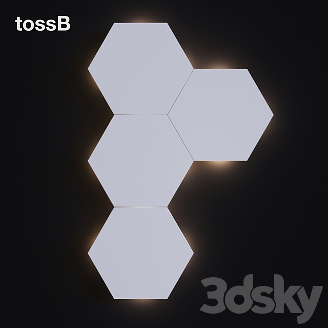 TossB Tilt Hexa 3ds Max - thumbnail 1