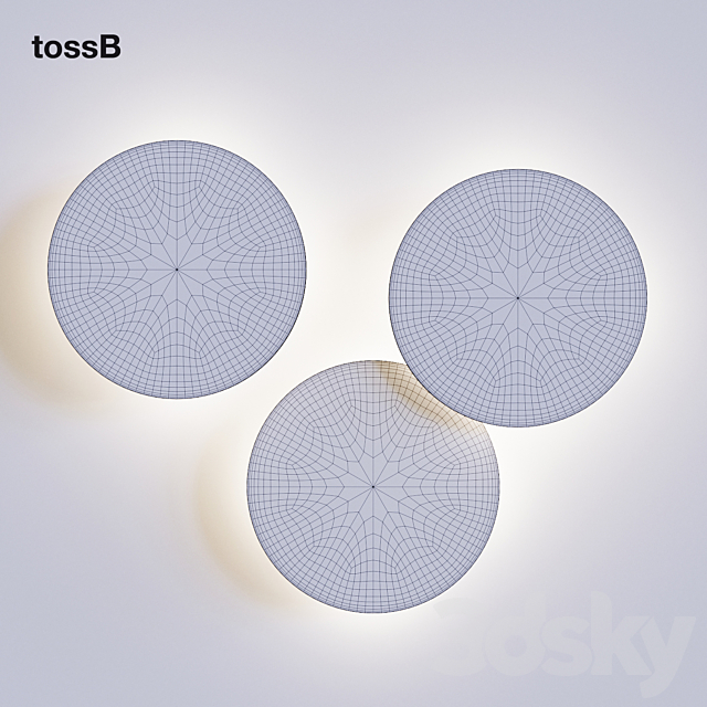 TossB Tilt Round 3DS Max Model - thumbnail 2