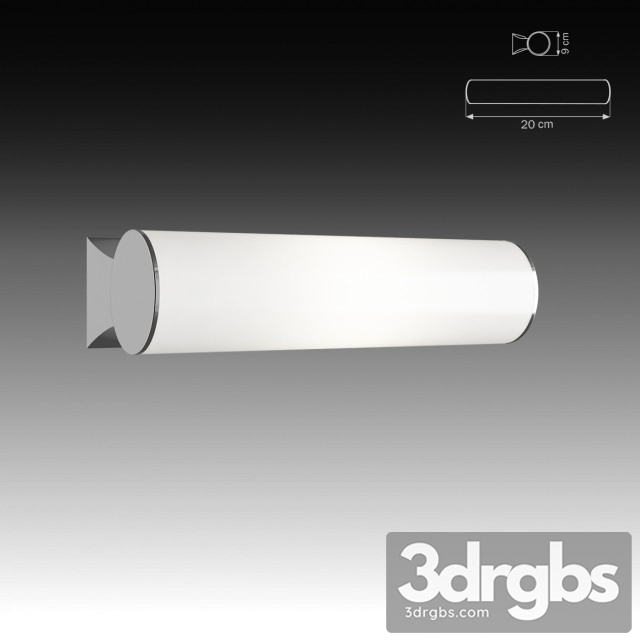 Trio 2803021 Bathroom Wall Lamp 3dsmax Download - thumbnail 1