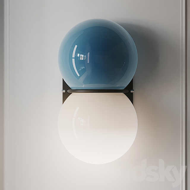 Twin 1.0 wall sconce from SKLO 3DS Max Model - thumbnail 2