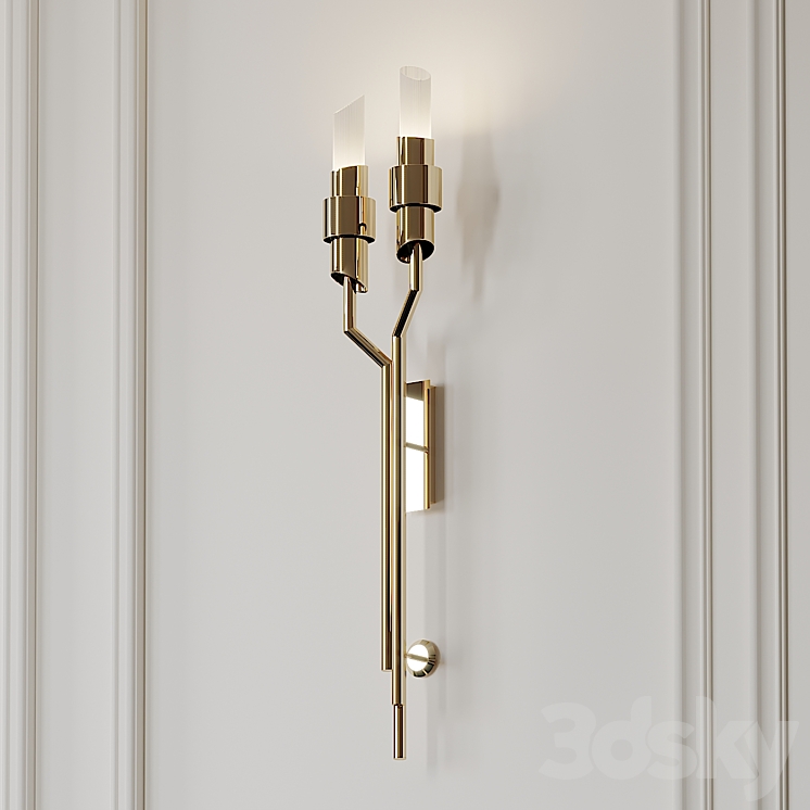 Tycho Torch Wall Sconce by LUXXU 3DS Max - thumbnail 1