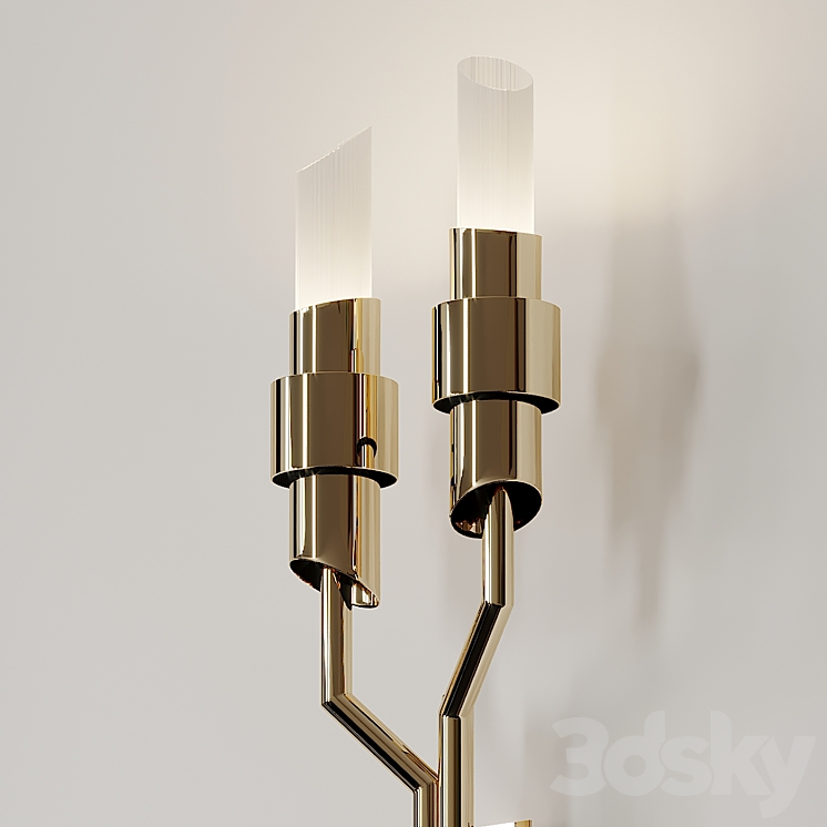 Tycho Torch Wall Sconce by LUXXU 3DS Max - thumbnail 2