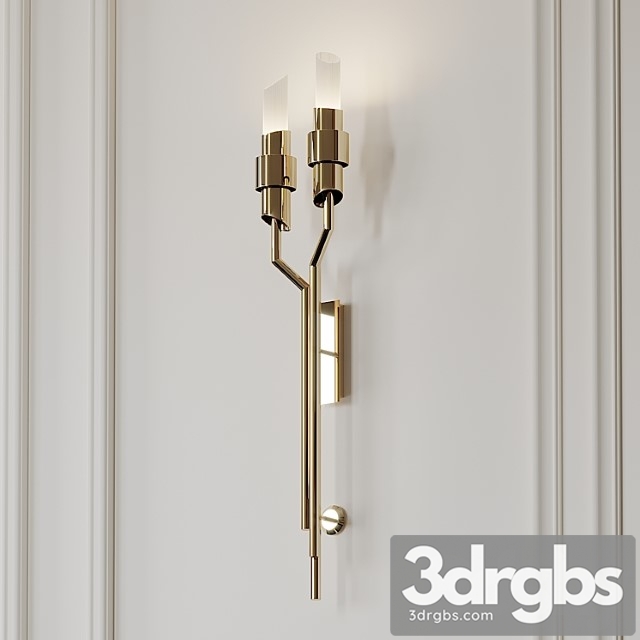 Tycho torch wall sconce by luxxu 3dsmax Download - thumbnail 1