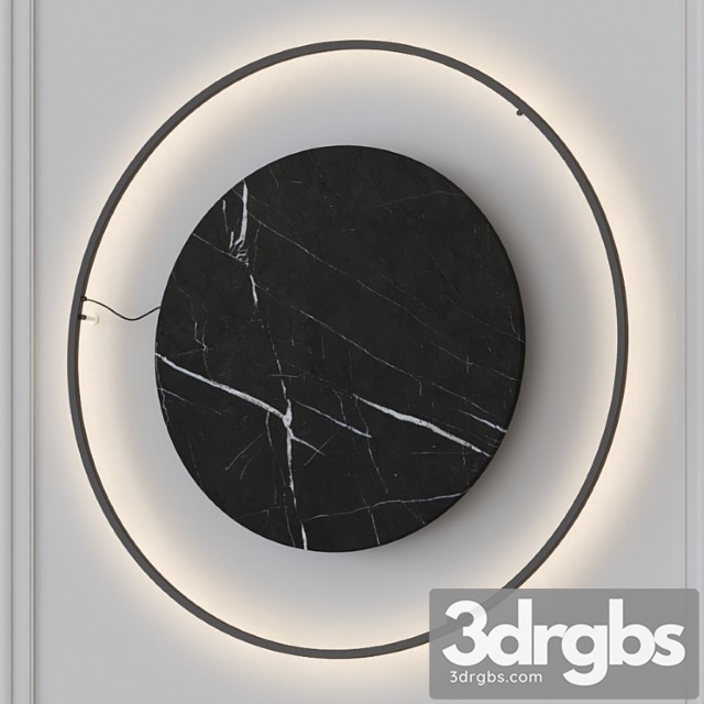 U Light Wall Lamp By Axolight 3dsmax Download - thumbnail 1