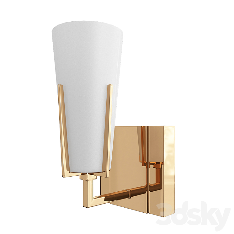 UPTON BATH WALL LIGHT 3DS Max Model - thumbnail 1