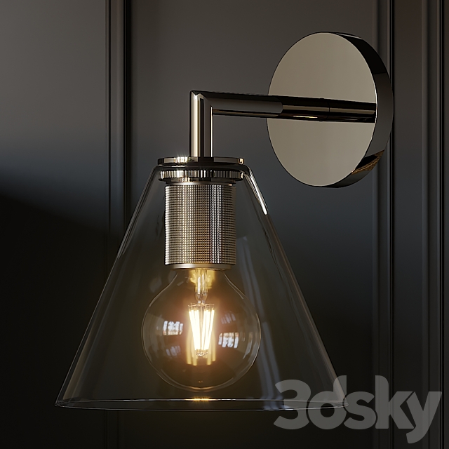 Utilitaire Funnel Shade Single Sconce 3ds Max - thumbnail 3