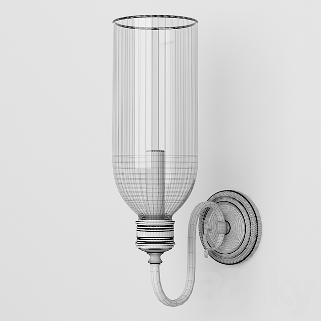 VAUGHAN – Early Georgian Storm Wall Light 3ds Max - thumbnail 2