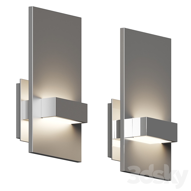 Vela Sconce by Oxygen Lighting 3DS Max Model - thumbnail 2