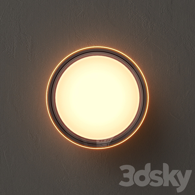 Vibia Dots Glass Wall Lamp 3ds Max - thumbnail 2