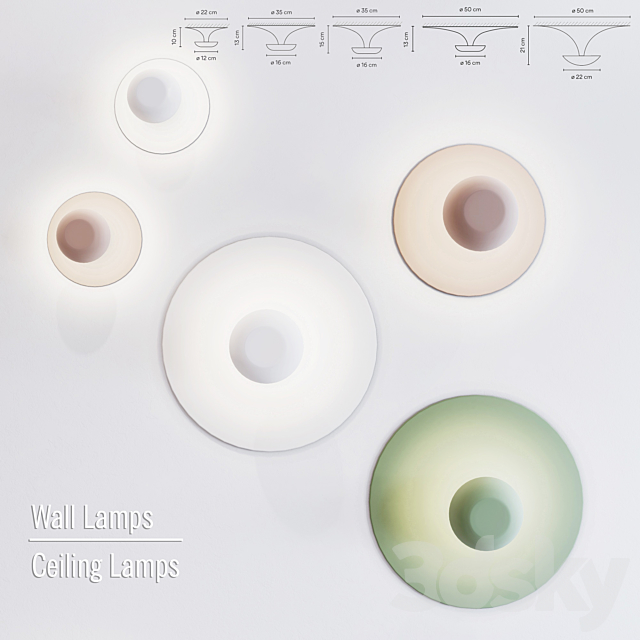 Vibia Funnel _ Wall _ Ceiling lamps 3ds Max - thumbnail 1