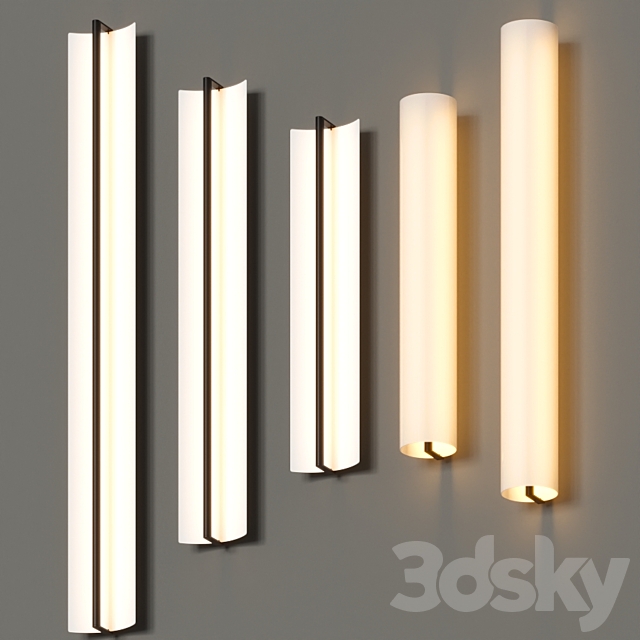 Vibia Kontur Wall Lamps 3DS Max Model - thumbnail 2