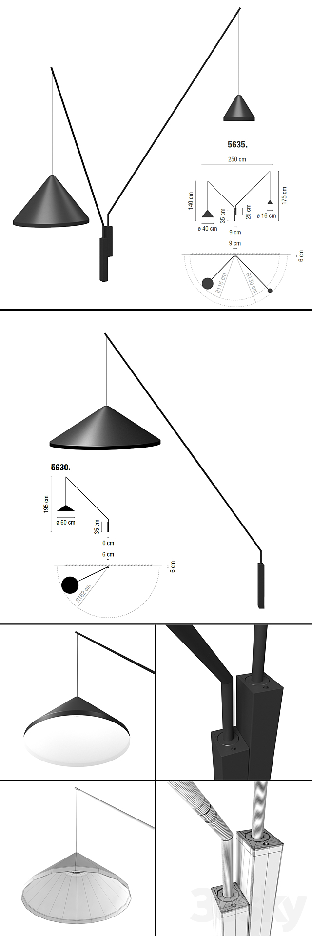 Vibia North (wall light) 3ds Max - thumbnail 2