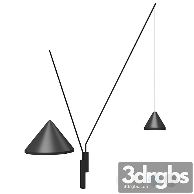 Vibia north (wall light) 3dsmax Download - thumbnail 1