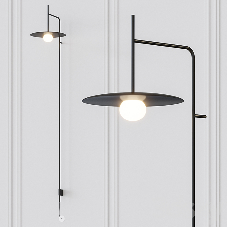 Vibia TEMPO 5762 – Wall sconce 3DS Max Model - thumbnail 1