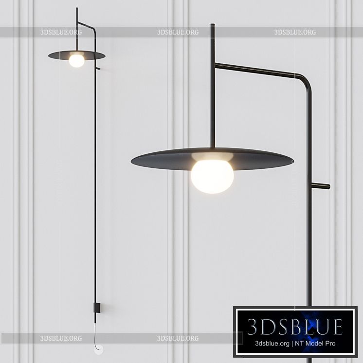 Vibia TEMPO 5762 – Wall sconce 3DS Max - thumbnail 3