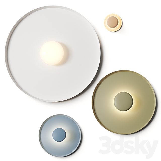 Vibia Top Wall Lamps 3ds Max - thumbnail 1