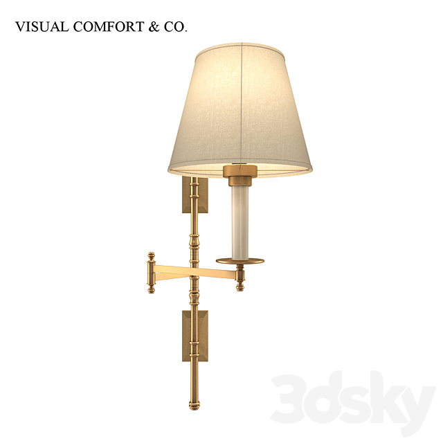 Visual comfort and Co LampCHD5102AB 3ds Max - thumbnail 1