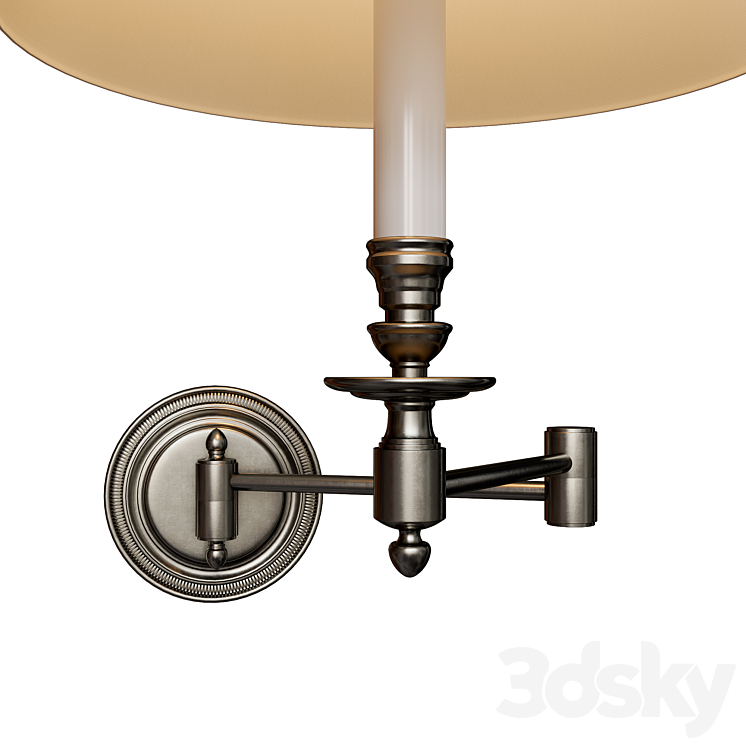 Visual Comfort Candlestick 3DS Max Model - thumbnail 2