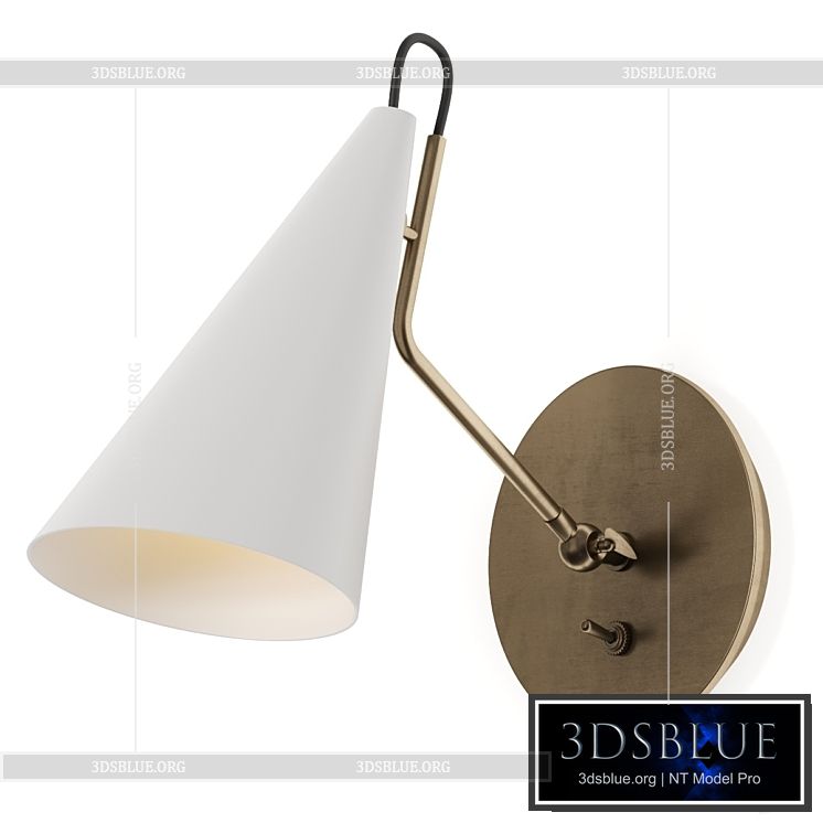 Visual Comfort Europe Clemente Wall Lamp 3DS Max - thumbnail 3