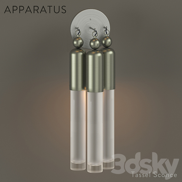 Wall Lamp Apparatus Tassel 3DSMax File - thumbnail 1