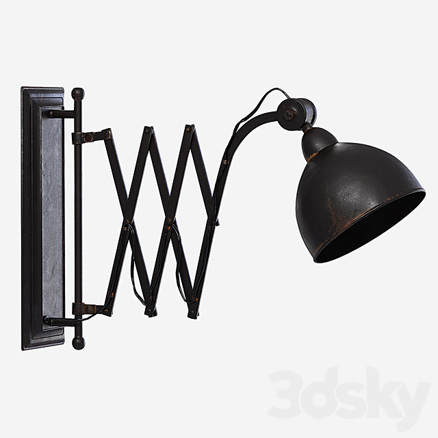 Wall lamp Artevaluce art. 35546 3DSMax File - thumbnail 1