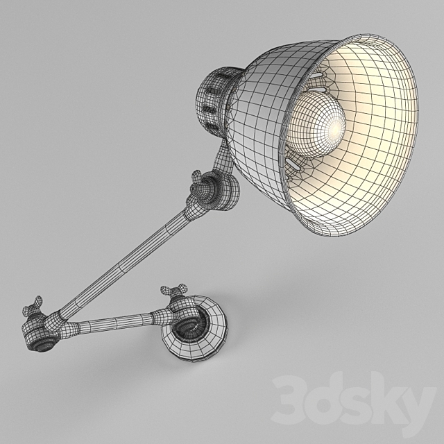 Wall Lamp Axel 3DS Max Model - thumbnail 2