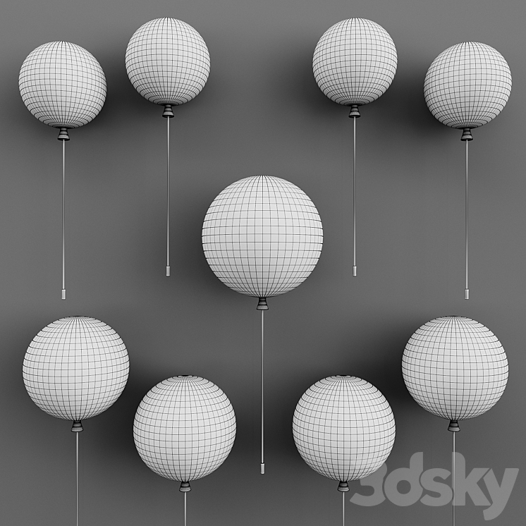 Wall lamp Brokis Memory 3DS Max - thumbnail 2