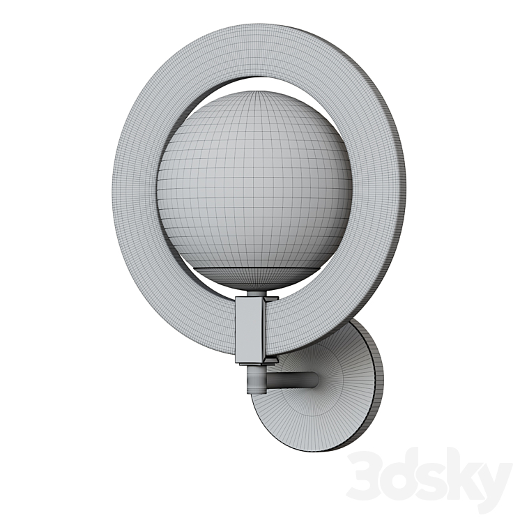 Wall lamp Caswell Article: 5101-PN Brand: Hudson Valley Lighting 3DS Max - thumbnail 2