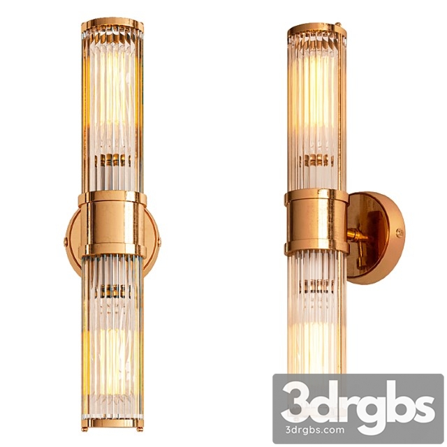 Wall Lamp Claridges Double 3 3dsmax Download - thumbnail 1