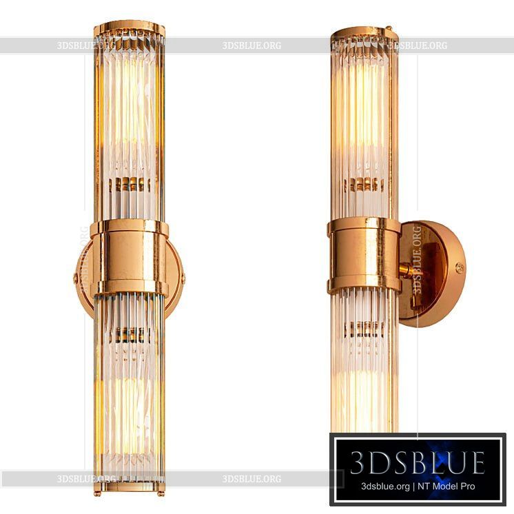 Wall Lamp Claridges Double 3DS Max - thumbnail 3