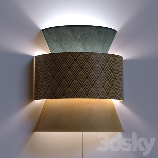 Wall lamp DOLKIE 3ds Max - thumbnail 2