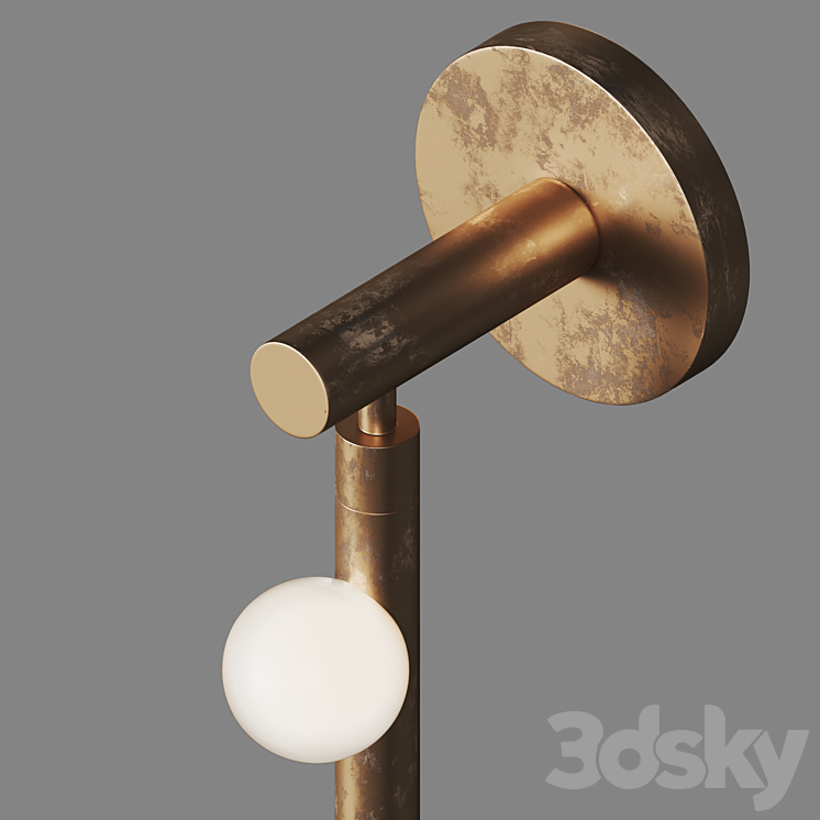 Wall lamp Drop System DSS.07.01 by Lindsey Adelman 3DS Max Model - thumbnail 2