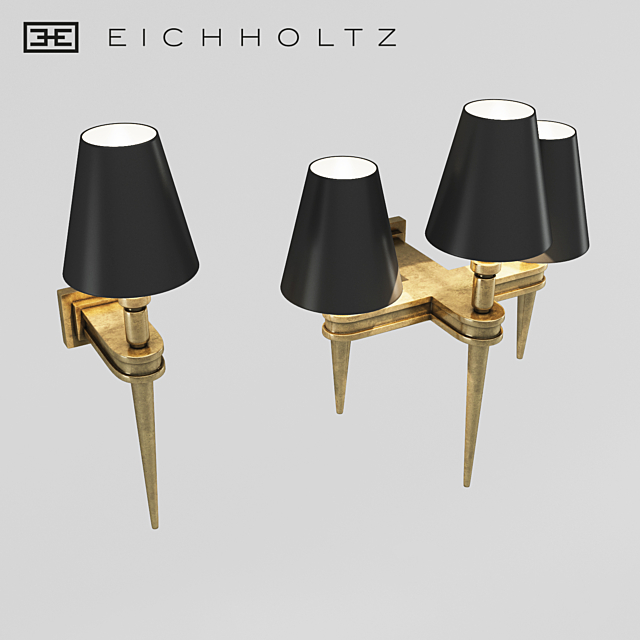 Wall lamp Eichholtz Waterloo 3DSMax File - thumbnail 2