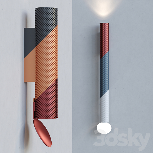 Wall lamp FLAUTA SPIGA INDOOR 3DSMax File - thumbnail 3