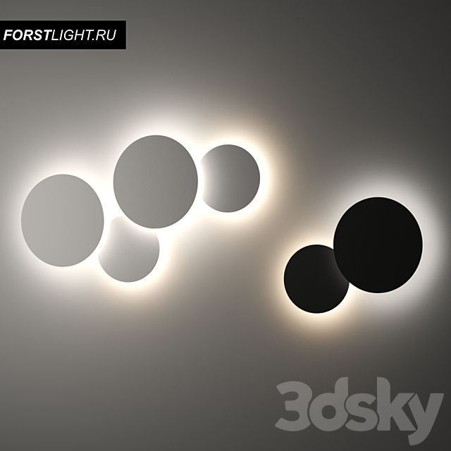 Wall lamp Forstlight Bite 3DSMax File - thumbnail 2