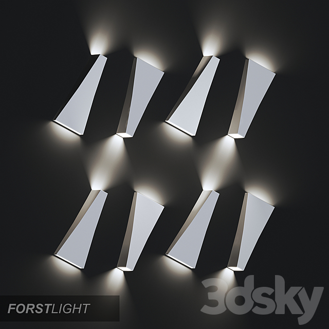 Wall Lamp Forstlight Prism 6 3DSMax File - thumbnail 1