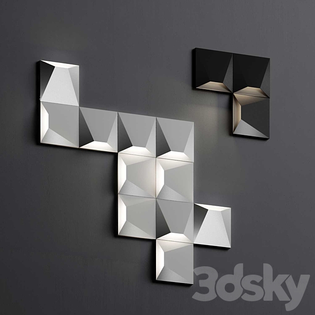 Wall Lamp Forstlight Wu-Model 3DSMax File - thumbnail 1