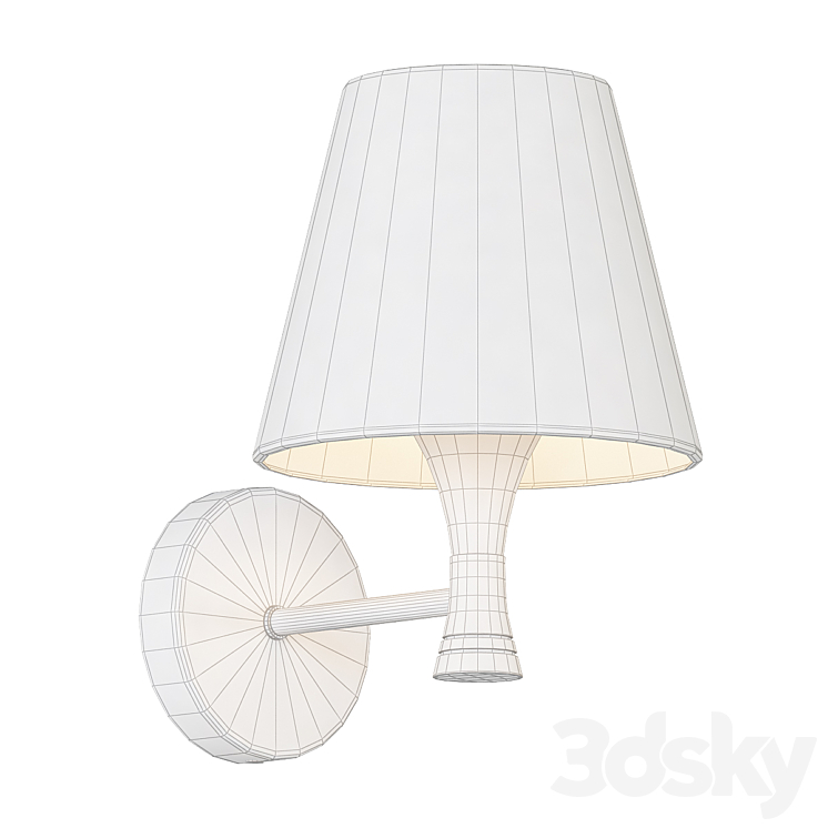 Wall lamp Freya 3DS Max Model - thumbnail 2