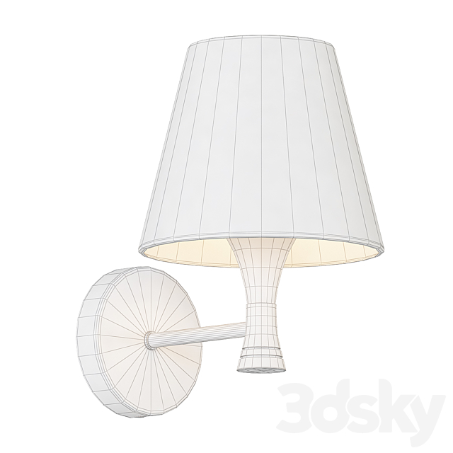 Wall lamp Freya 3DS Max Model - thumbnail 2