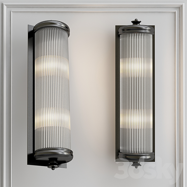 Wall lamp Glorious L Bronze 3ds Max - thumbnail 1